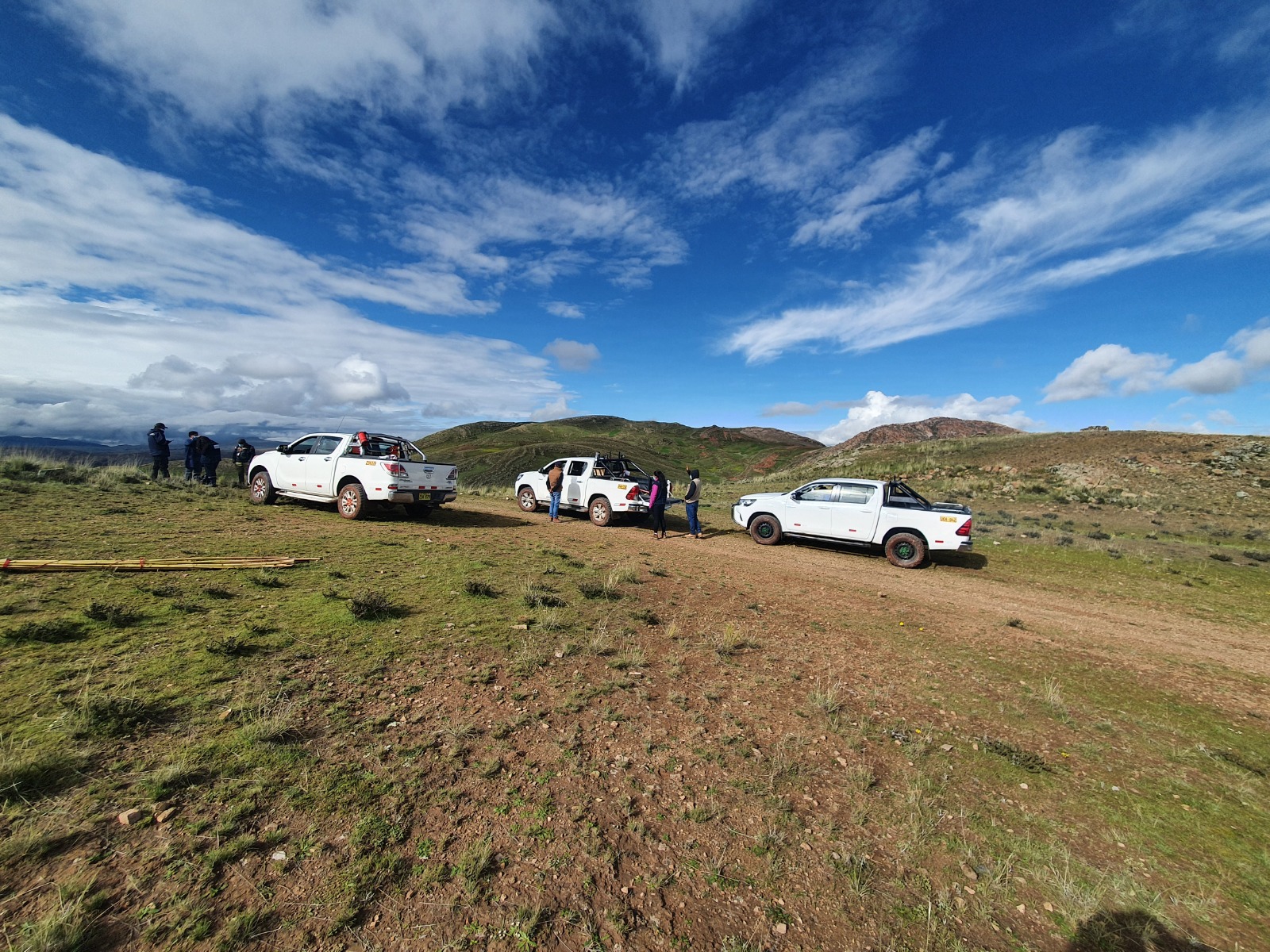 Servicios prestados en el levantamiento del EIA, AMBIENTAL/SOCIAL del proyecto de ampliación de la carretera Saytococha - Sandía (Puno)